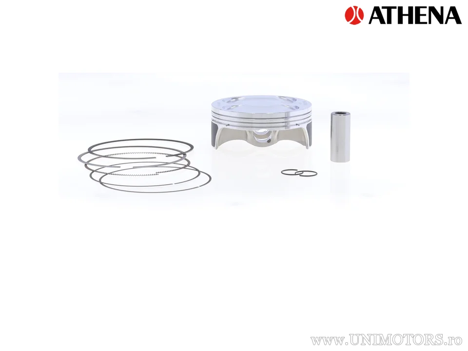 Kit piston complet: piston forjat 4 timpi Ø 96,97 mm + kit garnituri superioare - Athena