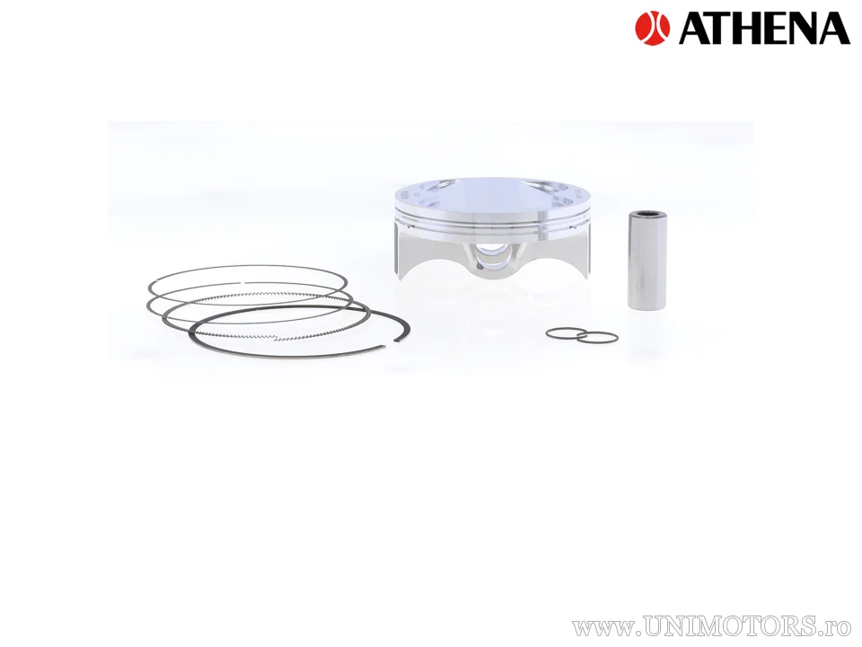 Kit piston complet: piston forjat 4 timpi Ø 96,97 mm + set garnituri superioare - Athena