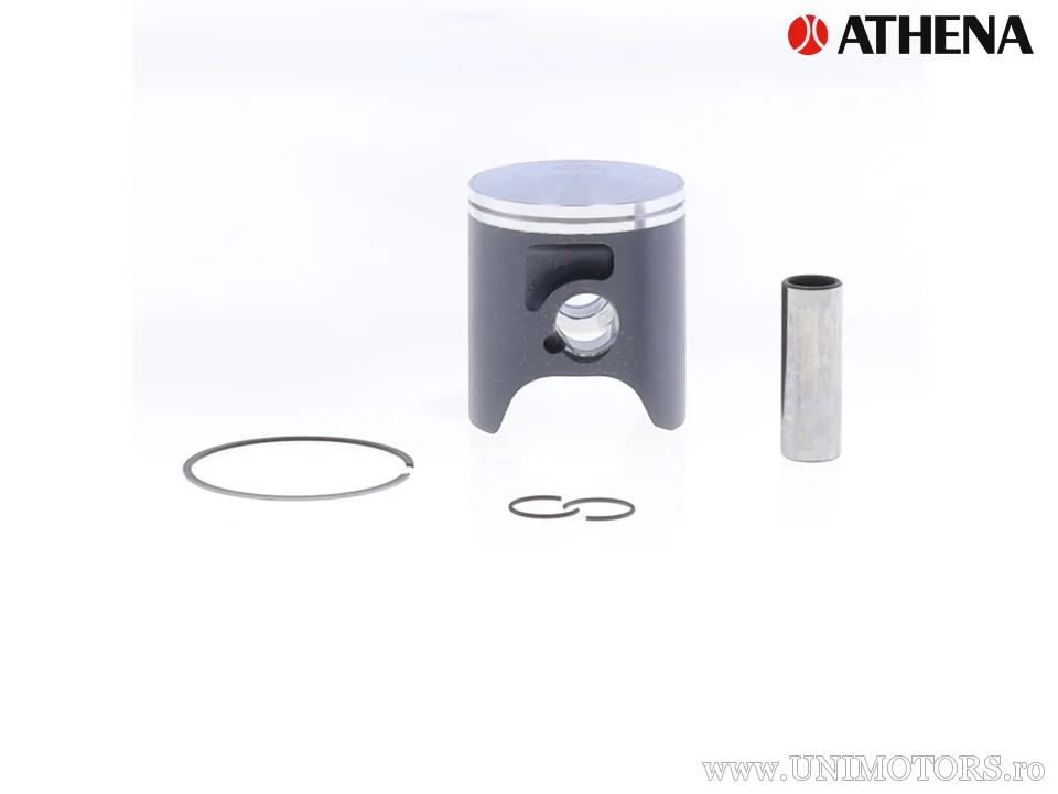 Kit piston complet: piston turnat 2-timpi Ø 43,44 mm + kit garnituri chiulasă - Athena