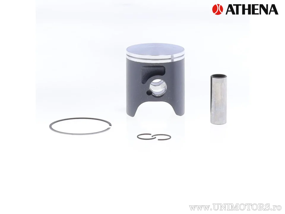 Kit piston complet: piston turnat 2-timpi Ø 43,46 mm + kit garnituri chiulasă - Athena