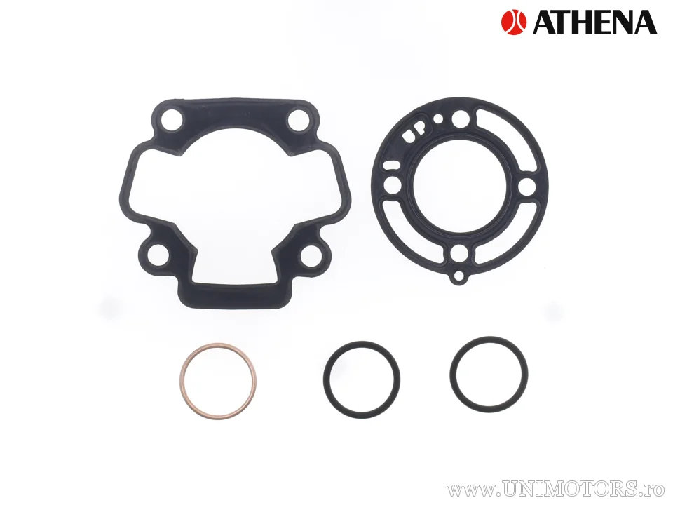 Kit piston complet: piston turnat 2-timpi Ø 44,46 mm + kit garnituri chiulasă - Athena
