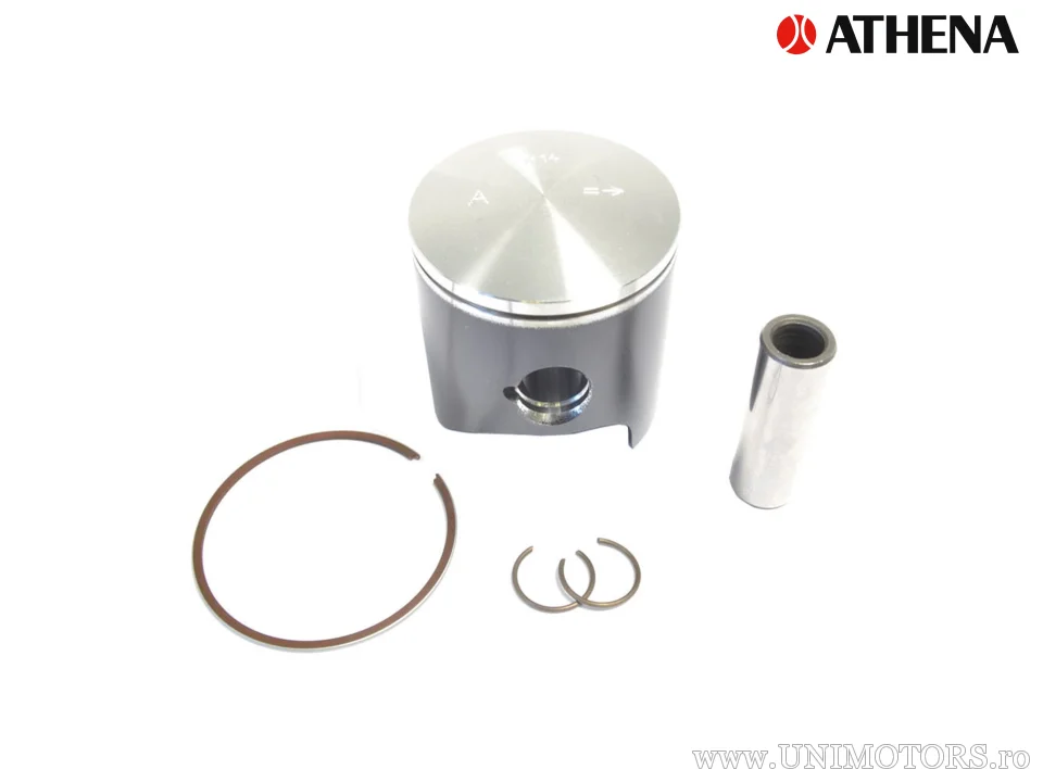 Kit piston complet: piston turnat 2-timpi Ø 44,96 mm + kit garnituri chiulasă - Athena
