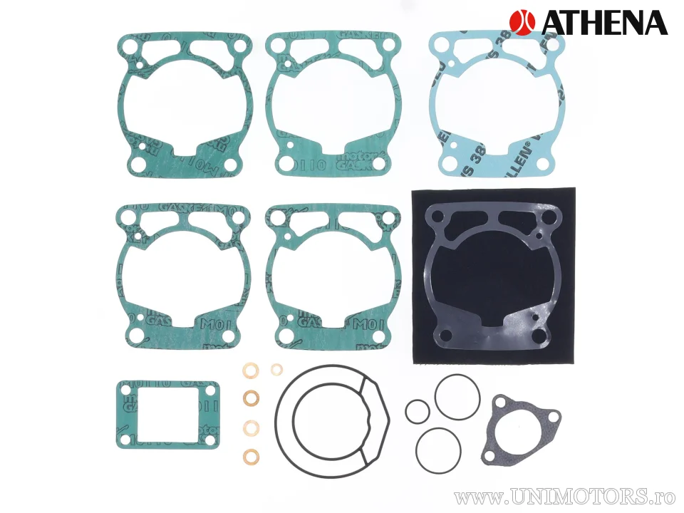 Kit piston complet: piston turnat 2-timpi Ø 44,97 mm + kit garnituri chiulasă - Athena