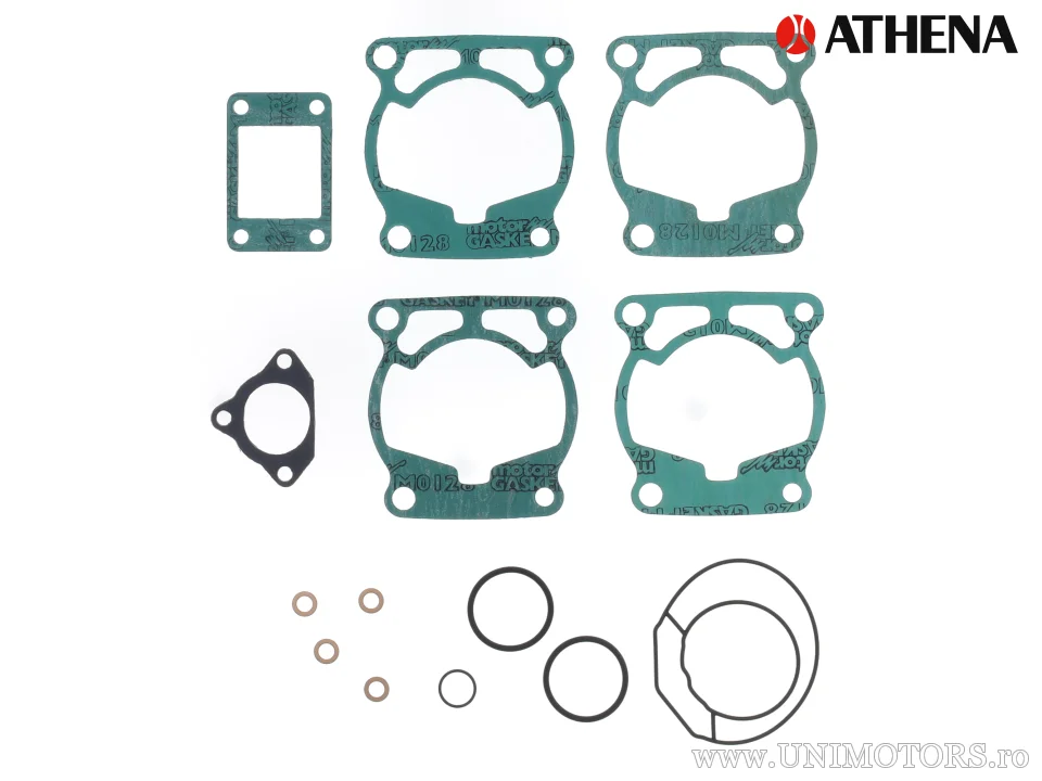 Kit piston complet: piston turnat 2-timpi Ø 44,98 mm + kit garnituri chiulasă - Athena