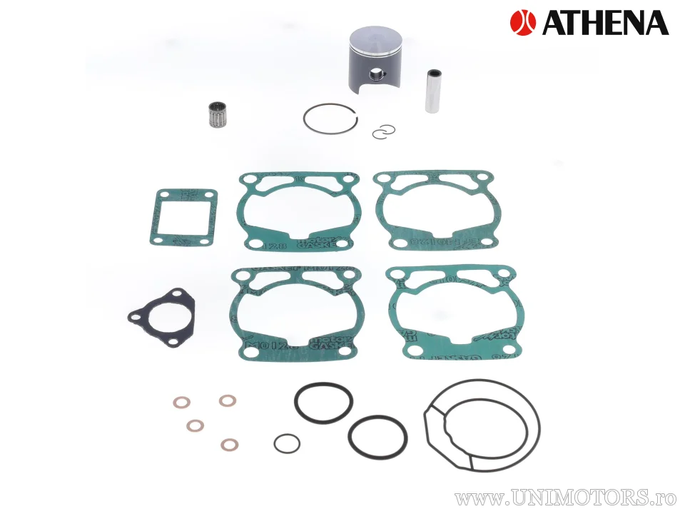 Kit piston complet: piston turnat 2 timpi Ø 44,99 mm + kit garnituri chiulasă - Athena