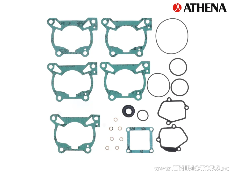Kit piston complet: piston turnat 2-timpi Ø 46,94 mm + kit garnituri chiulasă - Athena