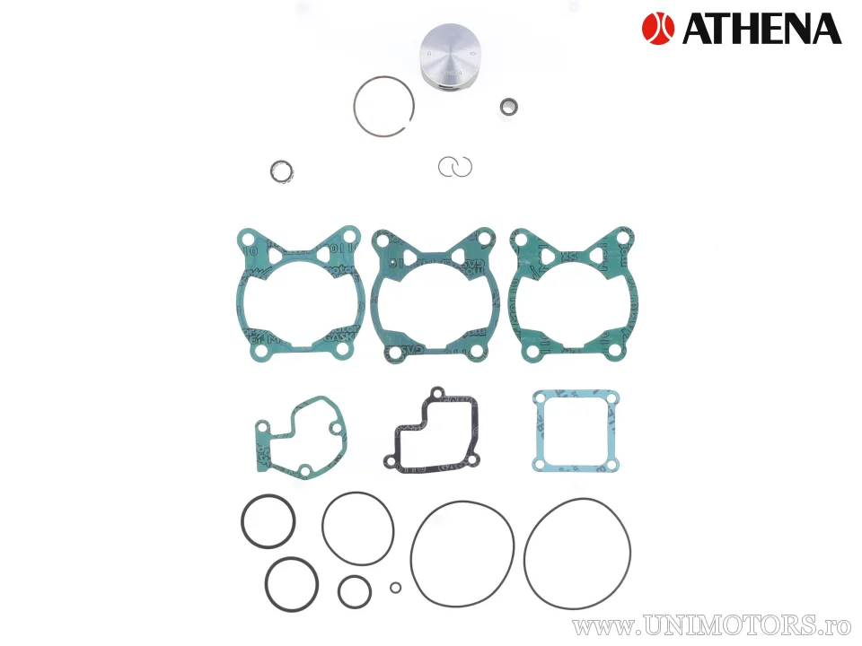 Kit piston complet: piston turnat 2-timpi Ø 46,94 mm + kit garnituri chiulasă - Athena