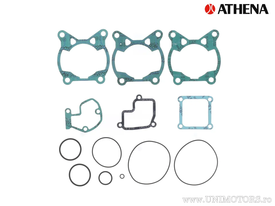 Kit piston complet: piston turnat 2 timpi Ø 46,97 mm + kit garnituri chiulasă - Athena