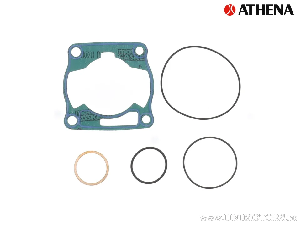 Kit piston complet: piston turnat 2-timpi Ø 47,44 mm + kit garnituri chiulasă - Athena