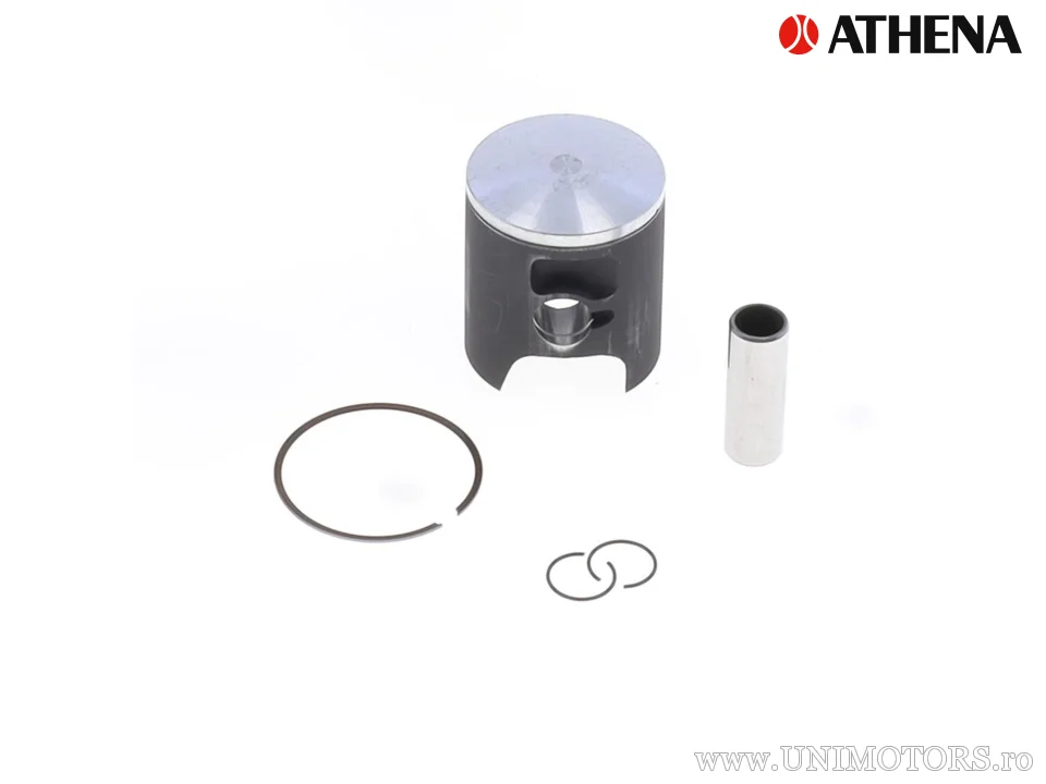 Kit piston complet: piston turnat 2-timpi Ø 47,44 mm + kit garnituri chiulasă - Athena