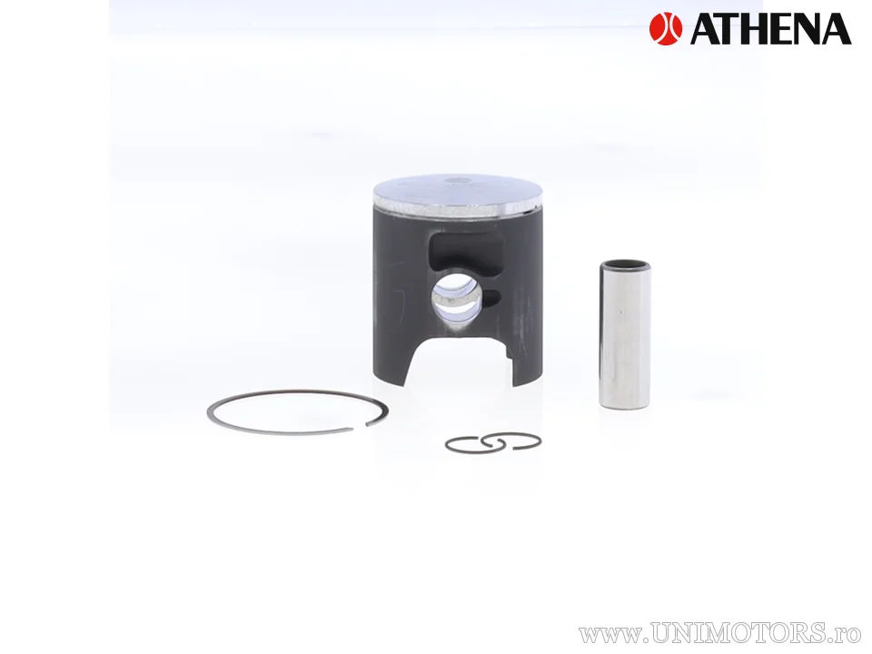 Kit piston complet: piston turnat 2-timpi Ø 47,45 mm + kit garnituri chiulasă - Athena