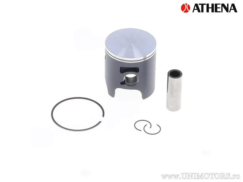 Kit piston complet: piston turnat 2 timpi Ø 48,44 mm + kit garnituri chiulasă - Athena