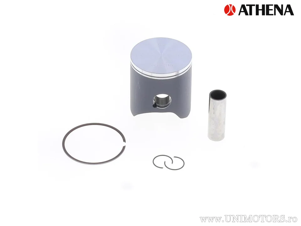 Kit piston complet: piston turnat 2 timpi Ø 53,94 mm + kit garnituri chiulasă - Athena