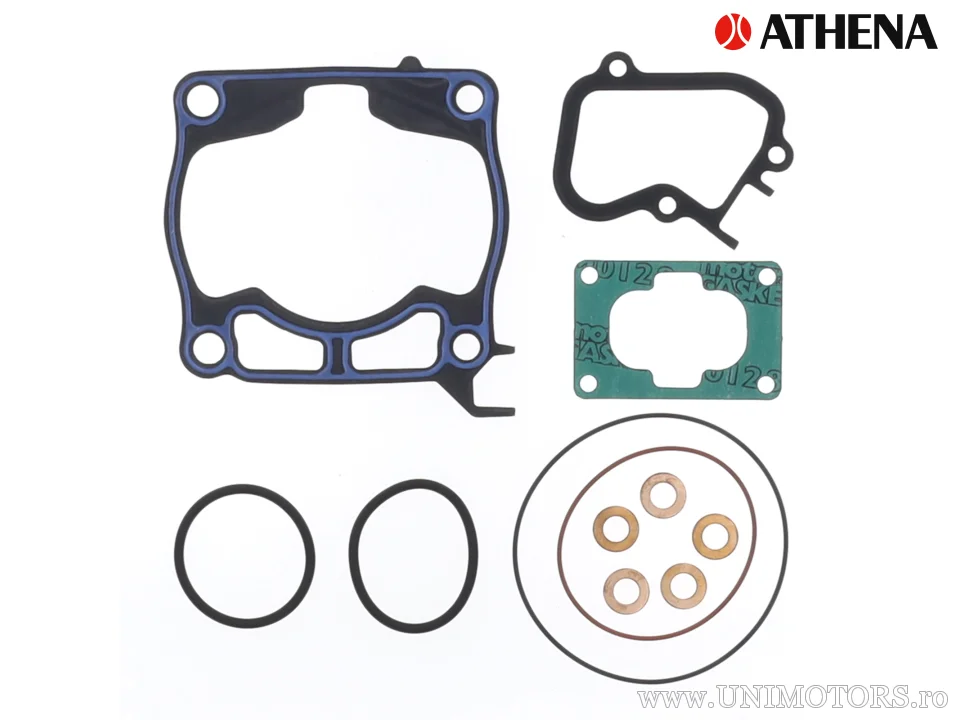 Kit piston complet: piston turnat 2-timpi Ø 53,97 mm + kit garnituri chiulasă - Athena