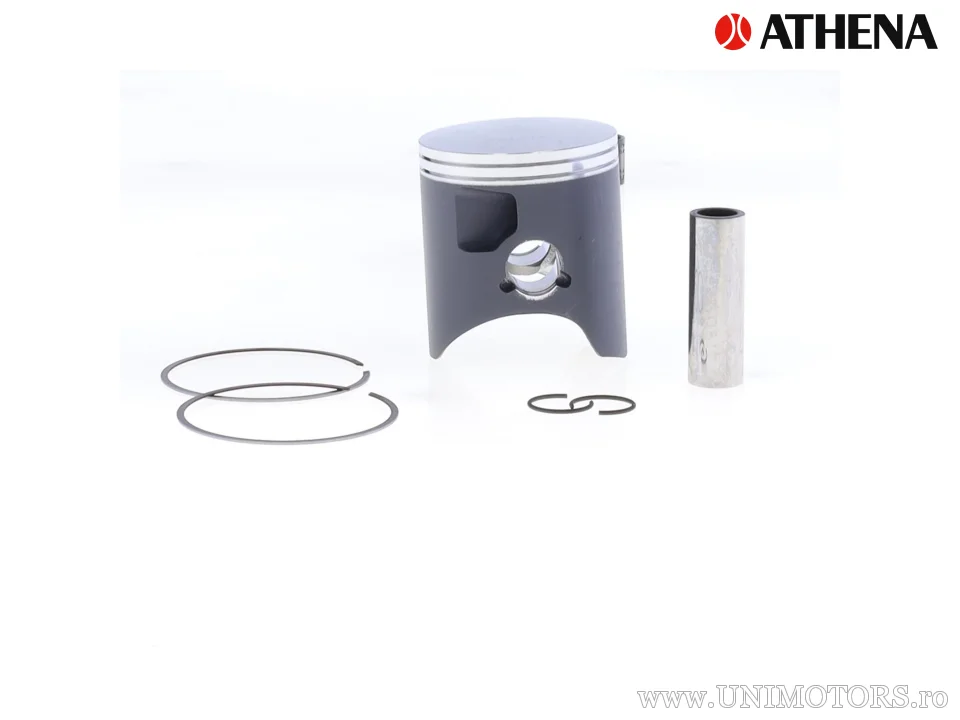 Kit piston complet: piston turnat 2-timpi Ø 66,34 mm + kit garnituri chiulasă - Athena