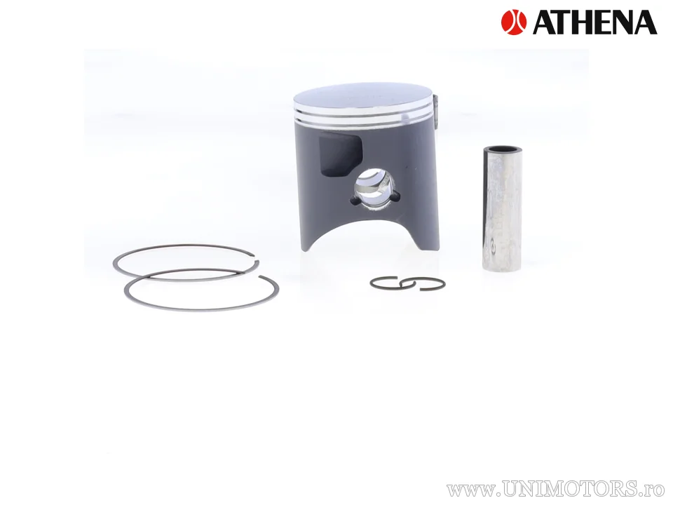 Kit piston complet: piston turnat 2-timpi Ø 66,36 mm + kit garnituri chiulasă - Athena