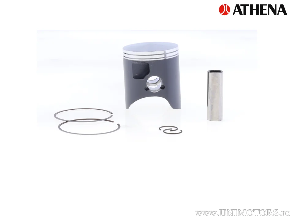 Kit piston complet: piston turnat 2-timpi Ø 66,36 mm + kit garnituri chiulasă - Athena