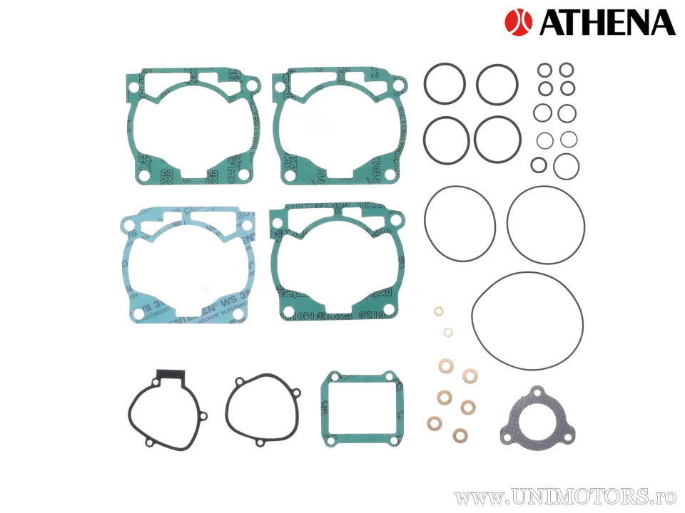 Kit piston complet: piston turnat 2 timpi Ø 71,93 mm + kit garnituri chiulasă - Athena