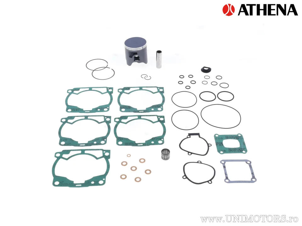 Kit piston complet: piston turnat 2-timpi Ø 71,93 mm + kit garnituri chiulasă - Athena