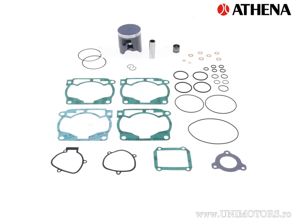 Kit piston complet: piston turnat 2-timpi Ø 71,94 mm + kit garnituri chiulasă - Athena