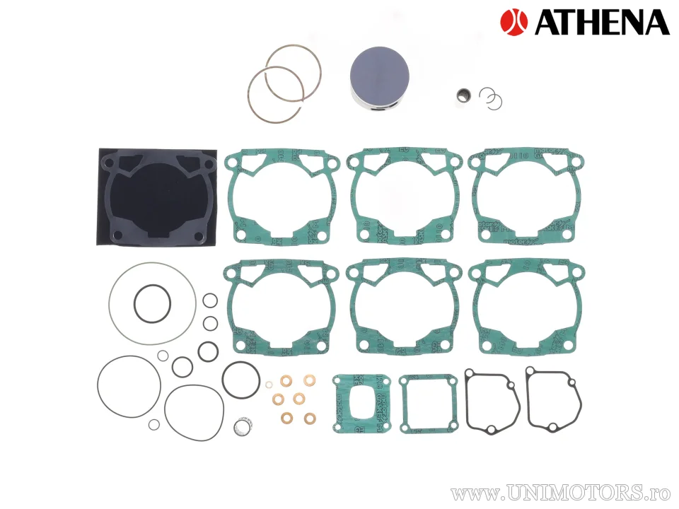 Kit piston complet: piston turnat 2-timpi Ø 71,94 mm + kit garnituri superioare - Athena