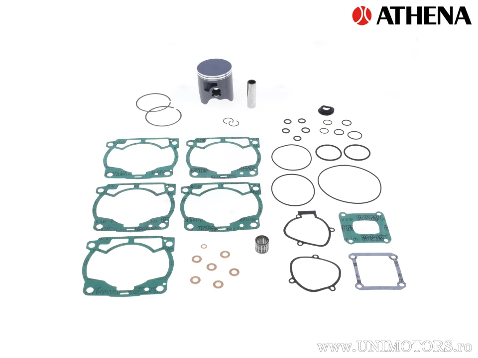 Kit piston complet: piston turnat 2-timpi Ø 71,95 mm + kit garnituri superioare - Athena