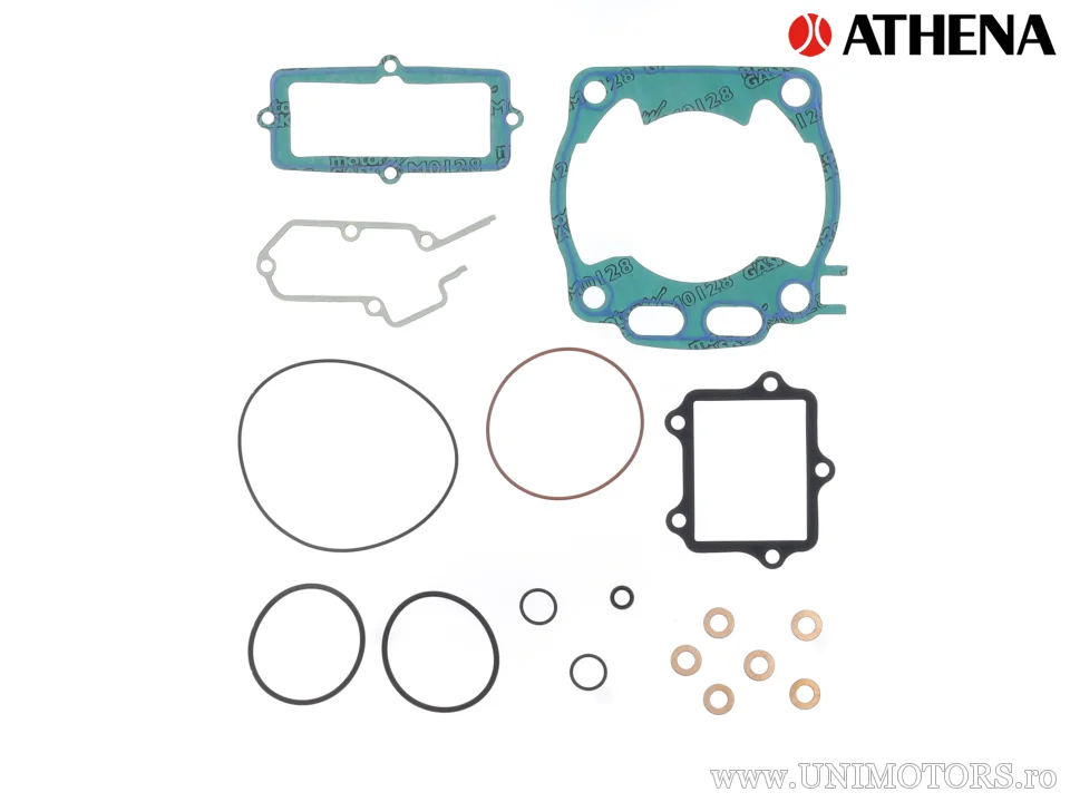 Kit piston superior: piston forjat 2-timpi Ø 66,36 mm + kit garnituri superioare - Athena