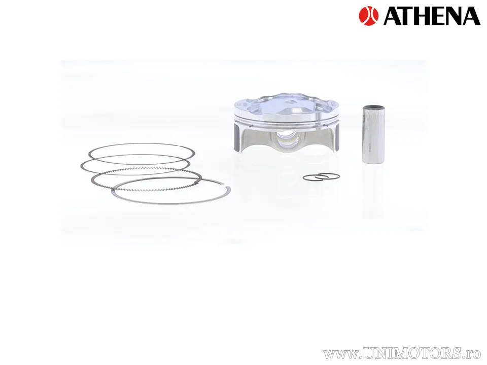 Kit piston superior: piston forjat 4 timpi Ø 76,95 mm + kit garnituri superioare - Athena