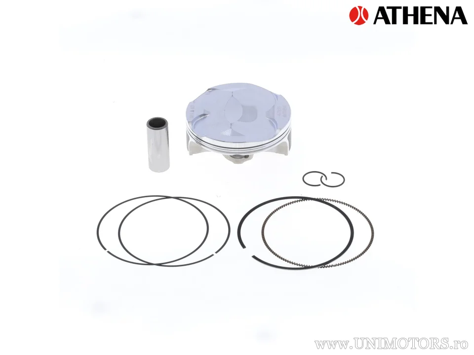 Kit piston superior: Piston forjat 4 timpi Ø 78,95 mm + kit garnituri superioare - Athena