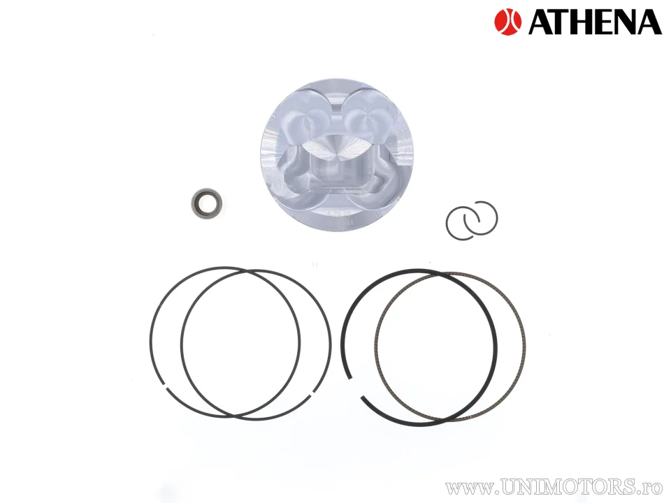 Kit piston superior: Piston forjat 4 timpi Ø 78,95 mm + kit garnituri superioare - Athena