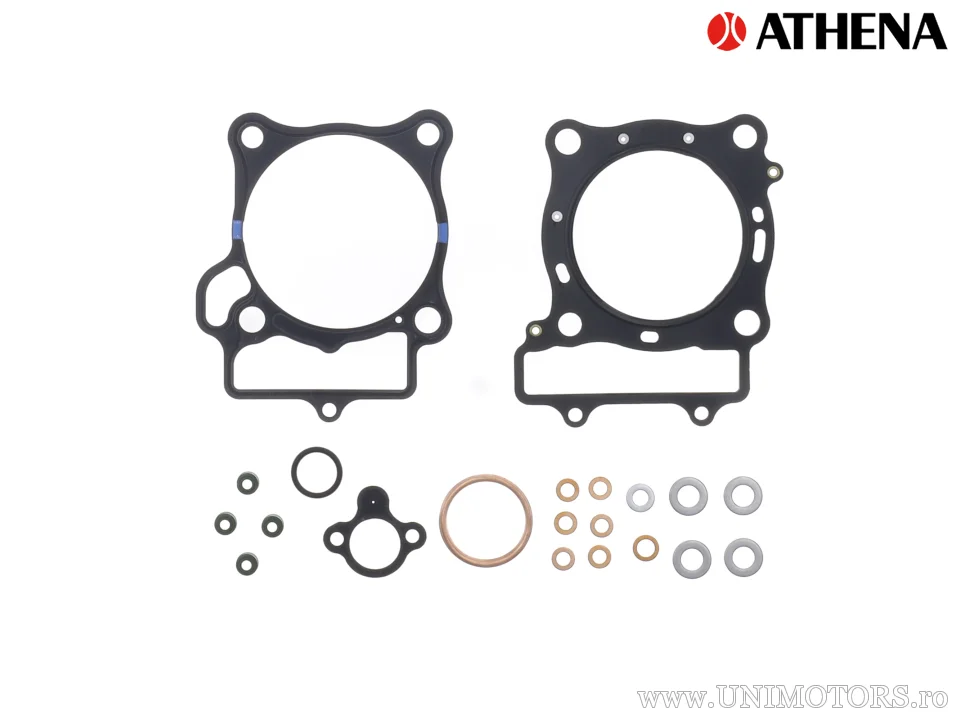 Kit piston superior: Piston forjat 4 timpi Ø 78,97 mm + kit garnituri superioare - Athena