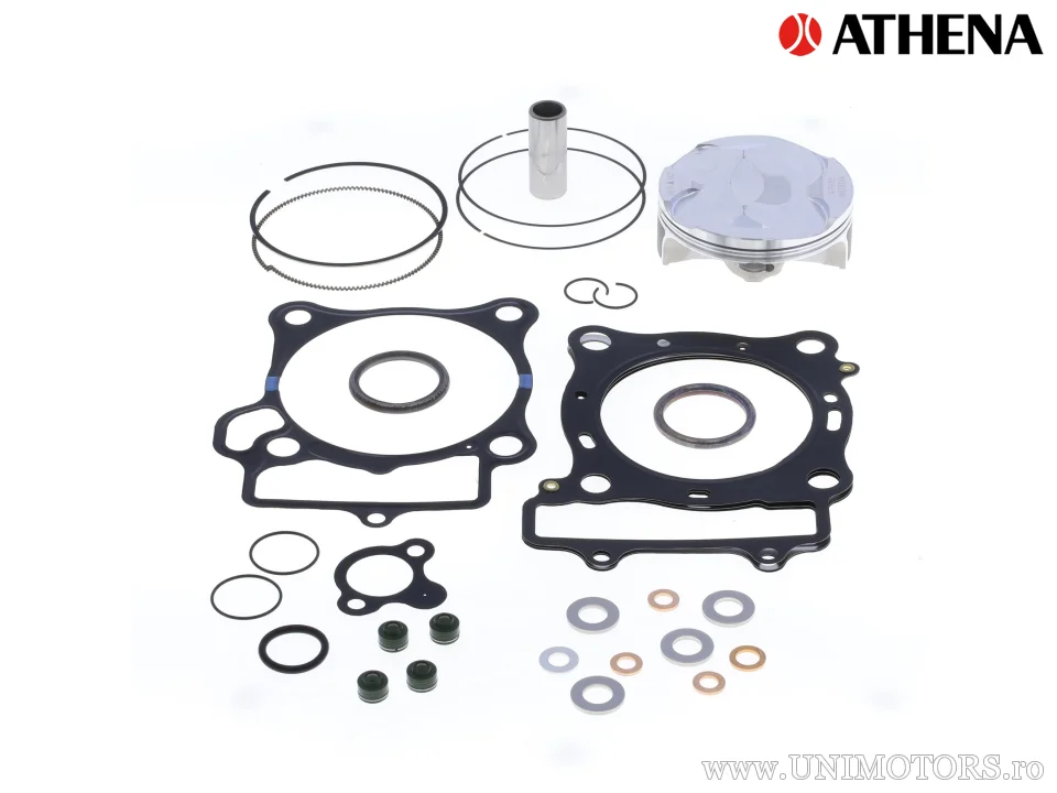 Kit piston superior: Piston forjat 4 timpi Ø 78,97 mm + kit garnituri superioare - Athena
