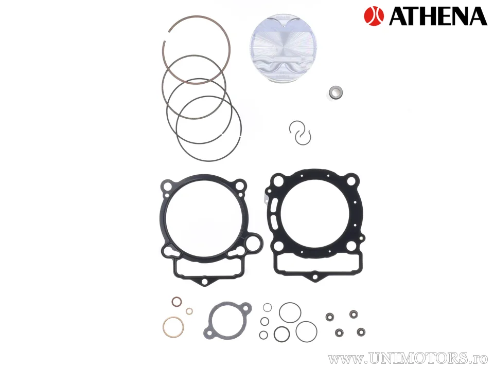 Kit piston superior: Piston forjat 4 timpi Ø 87,95 mm + set garnituri superioare - Athena