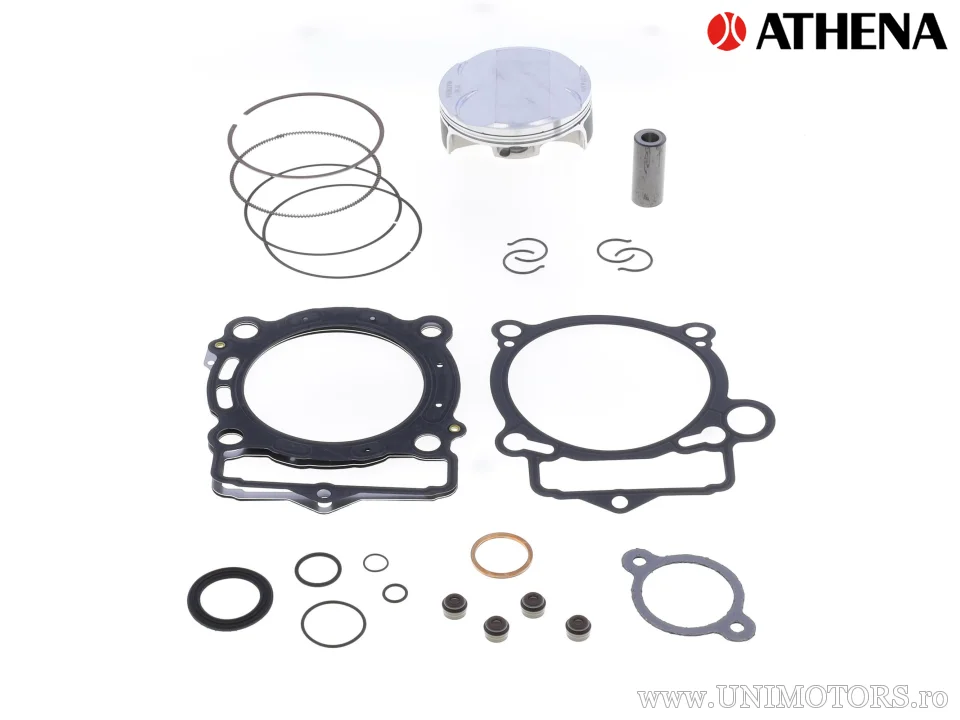 Kit piston superior: Piston forjat 4 timpi Ø 87,95 mm + set garnituri superioare - Athena