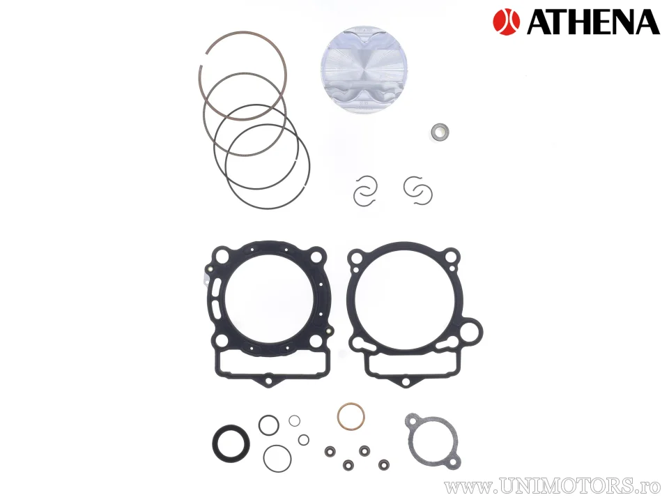 Kit piston superior: Piston forjat 4 timpi Ø 87,95 mm + set garnituri superioare - Athena