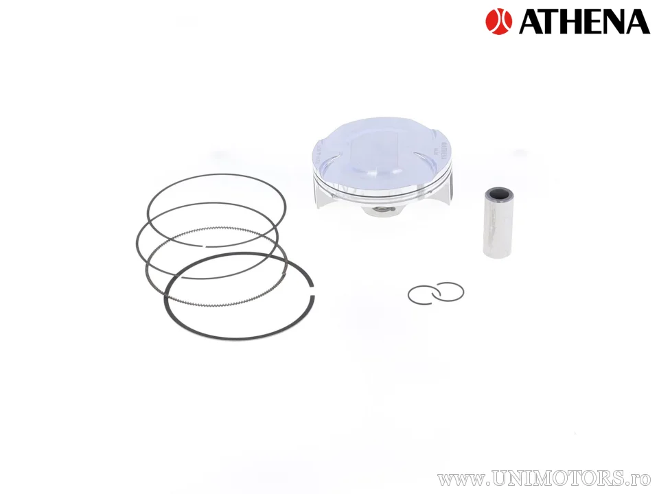 Kit piston superior: piston forjat 4 timpi Ø 94,95 mm + kit garnituri superioare - Athena