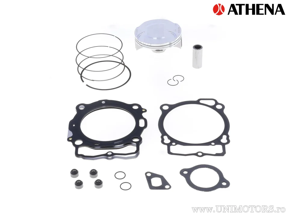 Kit piston superior: piston forjat 4 timpi Ø 94,95 mm + kit garnituri superioare - Athena