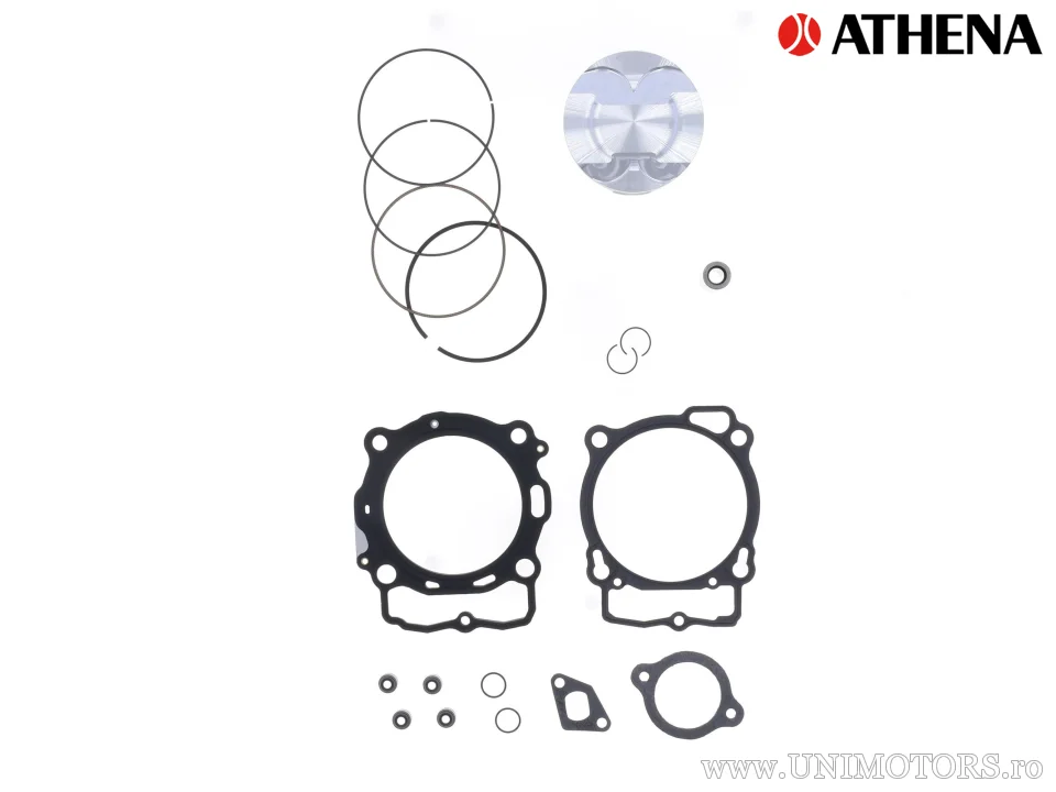 Kit piston superior: piston forjat 4 timpi Ø 94,95 mm + kit garnituri superioare - Athena