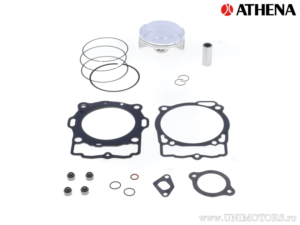 Kit piston superior: piston forjat 4 timpi Ø 94,96 mm + kit garnituri superioare - Athena