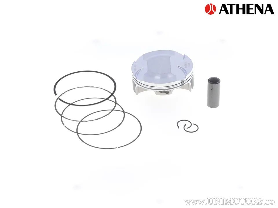 Kit piston superior: Piston forjat 4 timpi Ø 94,96 mm + kit garnituri superioare - Athena