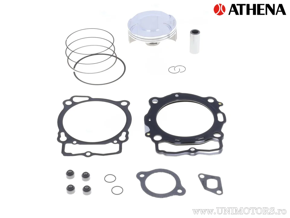 Kit piston superior: Piston forjat 4 timpi Ø 94,97 mm + kit garnituri superioare - Athena