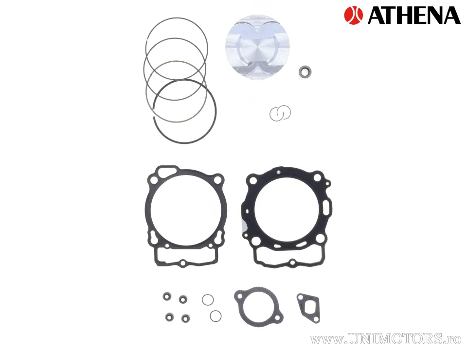 Kit piston superior: Piston forjat 4 timpi Ø 94,97 mm + kit garnituri superioare - Athena