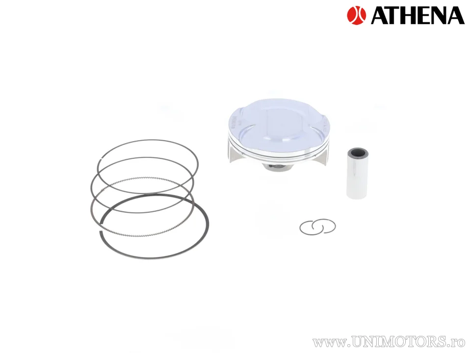 Kit piston superior: Piston forjat 4 timpi Ø 94,97 mm + kit garnituri superioare - Athena