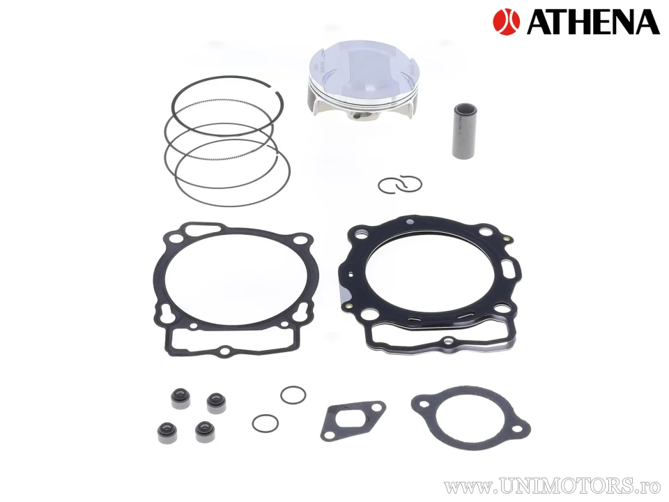 Kit piston superior: piston forjat 4 timpi Ø 94,97 mm + kit garnituri superioare - Athena