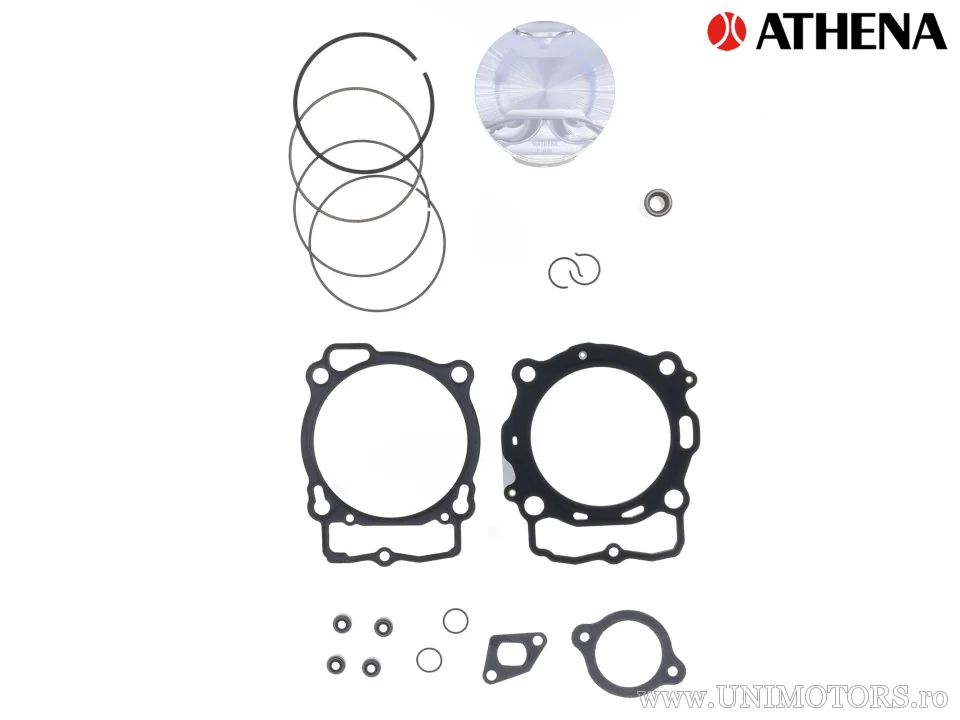 Kit piston superior: piston forjat 4 timpi Ø 94,97 mm + kit garnituri superioare - Athena