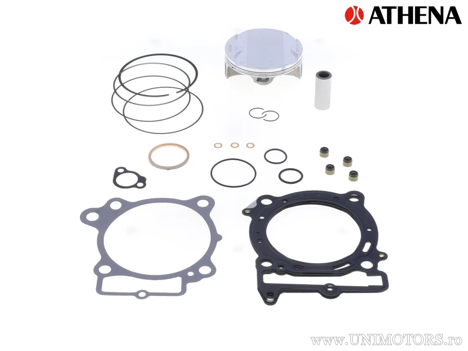 Kit piston superior: Piston forjat 4 timpi Ø 95,97 mm + kit garnituri superioare - Athena