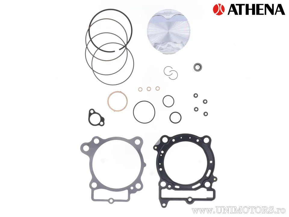 Kit piston superior: Piston forjat 4 timpi Ø 95,97 mm + kit garnituri superioare - Athena