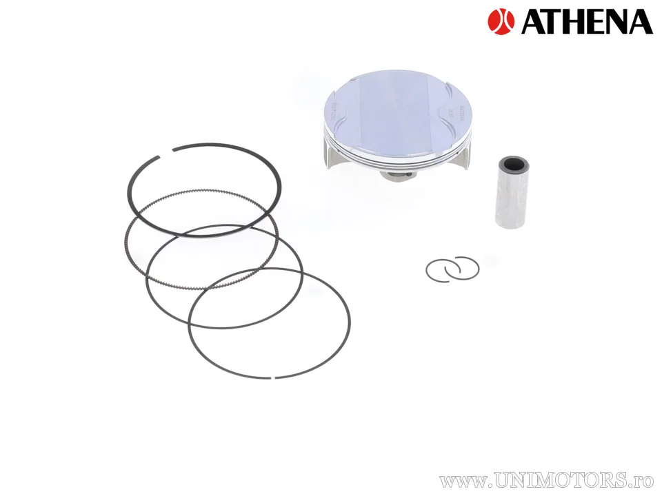 Kit piston superior: piston forjat 4 timpi Ø 95,97 mm + kit garnituri superioare - Athena