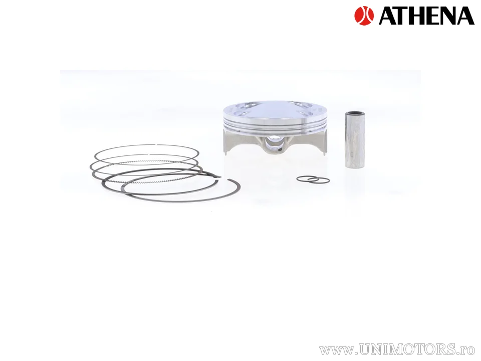 Kit piston superior: piston forjat 4 timpi Ø 96,95 mm + kit garnituri superioare - Athena