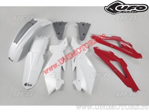 Kit plastica (bianco / rosso / nero) - Husqvarna TC 250 / TC 450 / TC 510 ('06) - UFO